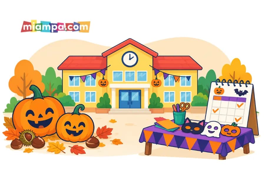 Fiesta de Halloween en el colegio